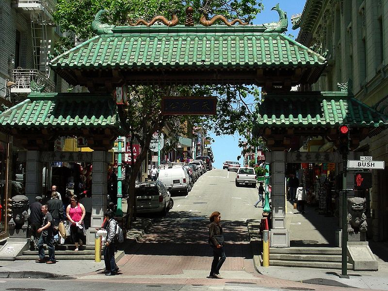 Miss Chinatown San Francisco 2011. The gate to San Francisco's