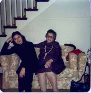 With Mom circa 1980, San Francisco